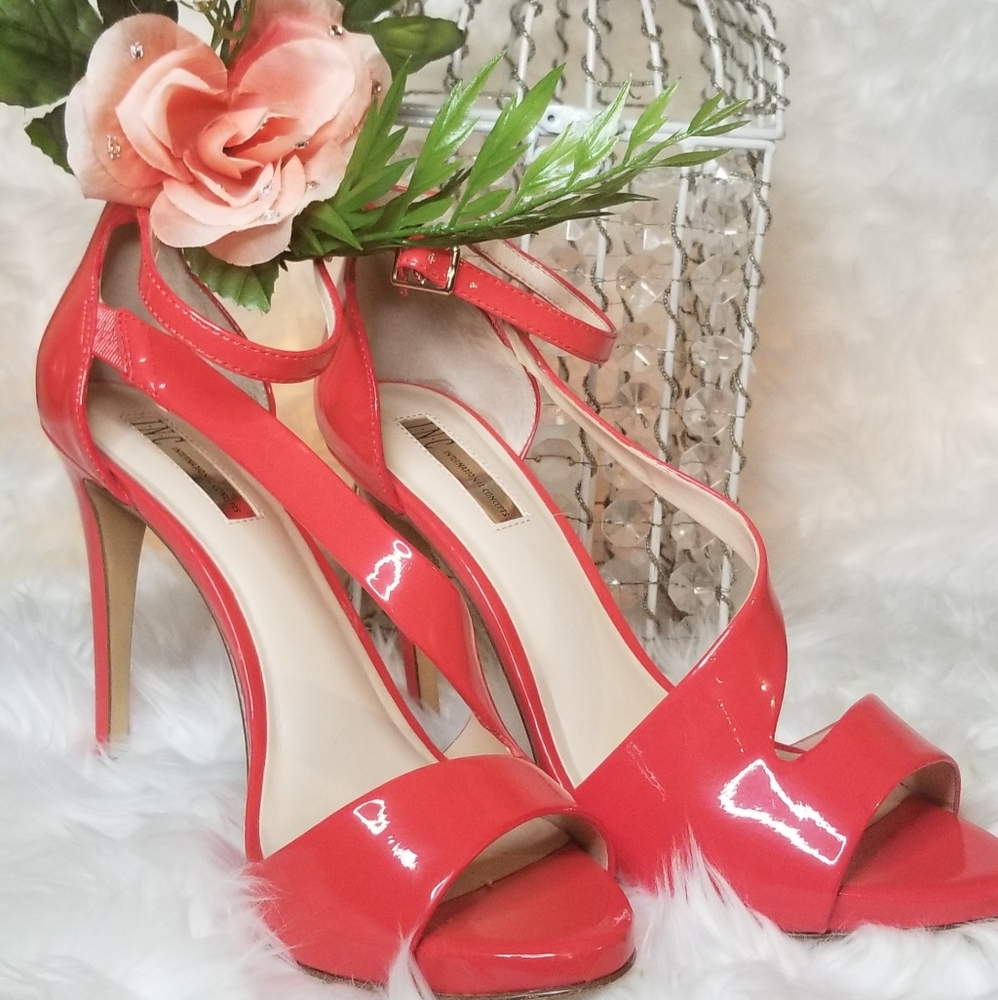 i.N.C. International Concepts Orabge Sidecut Heels